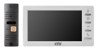 Комплект видеодомофона CTV CTV-DP1701S Белый от магазина Метрамаркет