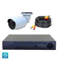Комплект AHD видеонаблюдения с 1 уличной 8 Мп камерой PST AHD-K01CX от магазина Метрамаркет