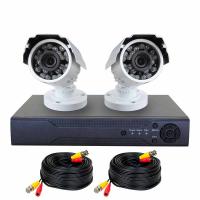 Комплект камер видеонаблюдения для дома, дачи, офиса c 2 уличными 5Мп камерами PST AHD-K02CF от магазина Метрамаркет