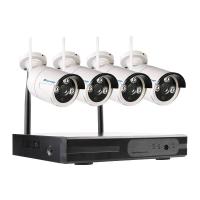 Комплект WiFi видеонаблюдения с 4 уличными 2 Мп камерами PST N4104W20-W от магазина Метрамаркет