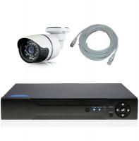 Комплект IP видеонаблюдения с 1 уличной 2 Мп камерой PST IPK01CH от магазина Метрамаркет