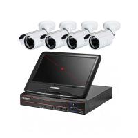 Комплект 2 Мп AHD видеонаблюдения для дачи, дома, офиса на 4 уличные камеры PST AHD-K9104CH от магазина Метрамаркет