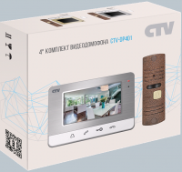 CTV-DP401 Комплект видеодомофона CTV Серебро от магазина Метрамаркет