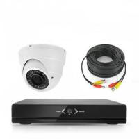 Комплект 2Mp AHD видеонаблюдения для дачи, дома, офиса c 1 внутренней камерой PST AHD-K01AH от магазина Метрамаркет