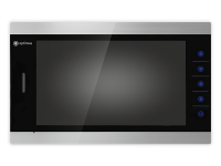 Видеодомофон Optimus VM-10.1 Серебристо-черный от магазина Метрамаркет