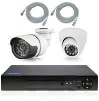 Комплект IP видеонаблюдения c 1 внутренней и 1 уличной 2Mp камерами PST IPK02BH-POE от магазина Метрамаркет