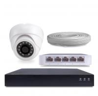 Комплект IP видеонаблюдения c 1 внутренней 3 Мп камерой PST IPK01AS от магазина Метрамаркет