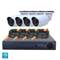 Комплект AHD видеонаблюдения с 4-мя уличными 8 Мп камерами PST AHDK04CX от магазина Метрамаркет
