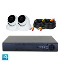 Комплект AHD видеонаблюдения с 2-мя внутренними 8 Мп камерами PST AHD-K02AX от магазина Метрамаркет