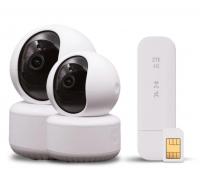 Комплект 4G видеонаблюдения с 2 поворотными камерами 2 Мп PST G8002AH от магазина Метрамаркет