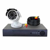 Комплект видеонаблюдения для дома, дачи, офиса с 1 уличной 5 Мп камерой PST AHD-K01CF от магазина Метрамаркет