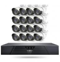 Комплект AHD видеонаблюдения на 16 уличных 2 Мп камер PST AHD-K16CH от магазина Метрамаркет