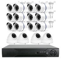 Комплект AHD видеонаблюдения для дачи, дома, офиса на 16 камер 2 Мп PST AHD-K412BH от магазина Метрамаркет