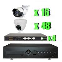 Комплект IP видеонаблюдения на 64 камеры 2Мп PST IPK4816BH-POE от магазина Метрамаркет