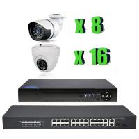 Комплект IP видеонаблюдения на 24 камеры 2 Мп PST IPK168BH-POE от магазина Метрамаркет