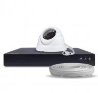 Комплект IP видеонаблюдения c 1 внутренней 3 Мп камерой PST IPK01AS-POE от магазина Метрамаркет