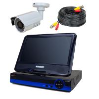 Комплект AHD видеонаблюдения с 1 уличной камерой 2 Мп и монитором для дома, офиса PST AHD-K9101CH от магазина Метрамаркет