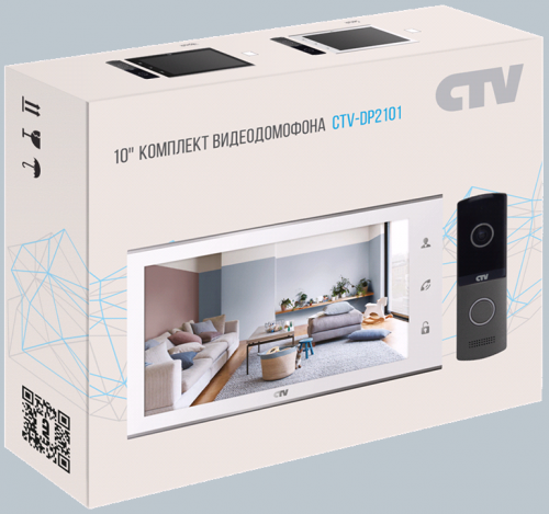 CTV-DP2101 Комплект видеодомофона CTV от магазина Метрамаркет