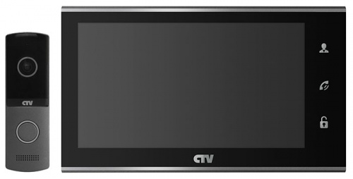 Комплект видеодомофона CTV CTV-DP2702MD Черный от магазина Метрамаркет