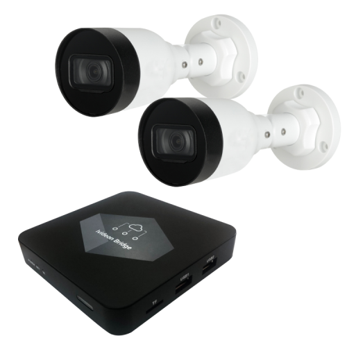 Комплект видеонаблюдения Ivideon Bridge + 2 IP-камеры EZ-IPC-B1B20P-0360B (3.6 мм) от магазина Метрамаркет