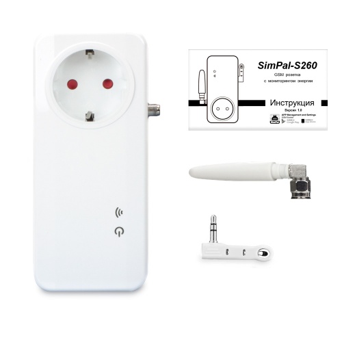 GSM розетка с мониторингом энергии и удаленным управлением Simpal S260 от магазина Метрамаркет