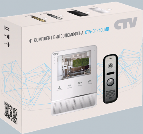 CTV-DP2400MD Комплект видеодомофона CTV от магазина Метрамаркет