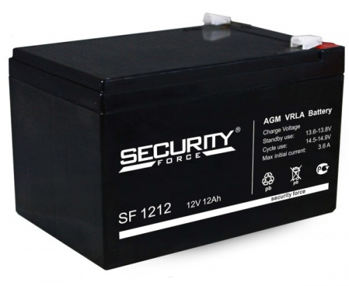Аккумулятор Security Force SF 1212 от магазина Метрамаркет