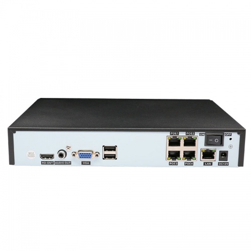 4-х канальный IP видеорегистратор с поддержкой 5Мп PST VN-3104P от магазина Метрамаркет