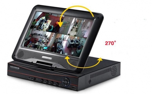 Комплект 2Mp AHD видеонаблюдения для дачи, дома, офиса на 4 внутренние камеры PST-VK-A9104HDA20 от магазина Метрамаркет