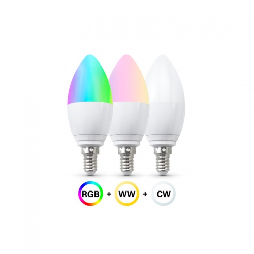 Умная WIFI светодиодная цветная лампа Ps-Link JL06 тип E14 от магазина Метрамаркет