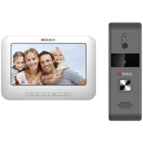 Комплект видеодомофона HiWatch DS-D100K от магазина Метрамаркет