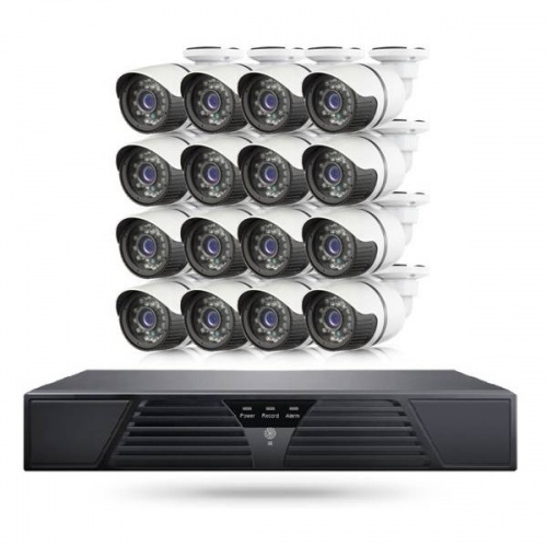 Комплект AHD видеонаблюдения на 16 уличных камер 2 Мп PST AHD-K016CH от магазина Метрамаркет