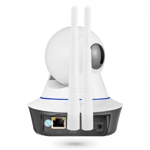 Беспроводная поворотная WiFi камера видеонаблюдения PST G90B с микрофоном и динамиком от магазина Метрамаркет
