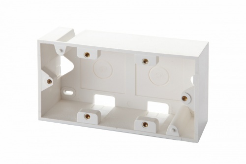 Коробка для рамок EUROLAN 12A-00-04WT 4 модуля 45 × 22,5 мм, белый от магазина Метрамаркет
