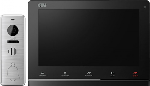 Комплект видеодомофона CTV CTV-DP4101 AHD Черный от магазина Метрамаркет