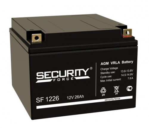 Аккумулятор Security Force SF 1226 от магазина Метрамаркет