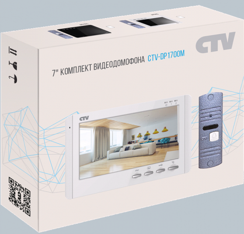 CTV-DP1700M Комплект видеодомофона CTV от магазина Метрамаркет