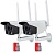 Комплект WiFi видеонаблюдения на 2 камеры 3 Мп Ps-Link XMS302 от магазина Метрамаркет