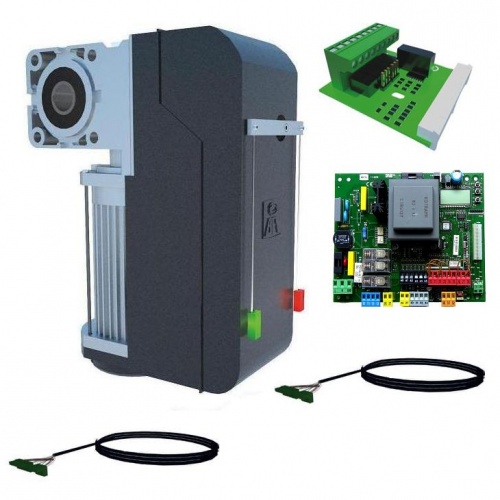 Комплект автоматики для секционных промышленных ворот BFT KIT PEGASO BCJA 230 V с блоком  управления ELMEC1 (RS925203 00006) от магазина Метрамаркет