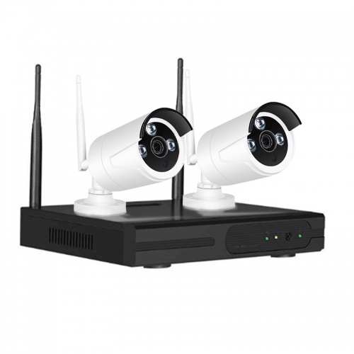 Комплект WiFi видеонаблюдения на 2 уличных 2 Мп камеры PST N4102W20-W от магазина Метрамаркет
