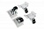 Комплект грузоподъемных роликов 3 × 2 для шкафов ЦМО ШТК-С-150